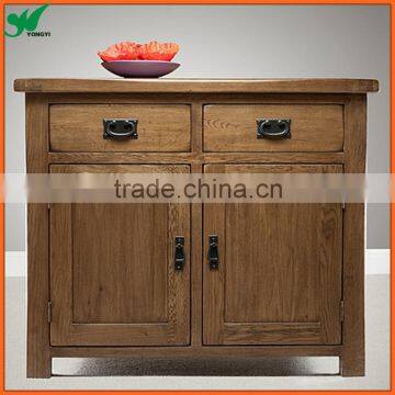 Solid Wood 2 door 2 Drawer Sideboard