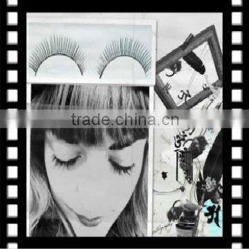 2015 popular synthetic false eyelash extension from korea