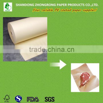 pe coated paper for meat wrapping