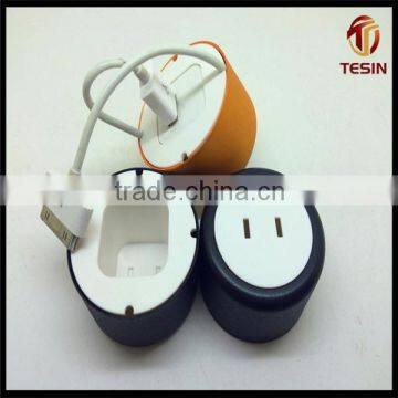USB Charger and Earphone Holder Inside an Storage Box