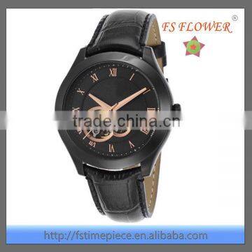 Black Watch Case Japan Automatic Mechanical Movement Luxury Watches For Men