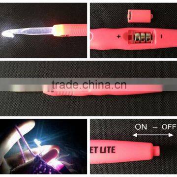 Crochet Lite Crochet Hooks, Size I/5.5mm,Pink photo-2