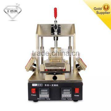 5 in 1 machine Lcd Middle Frame Separator / frame laminator machine/ Vacuum LCD Screen Separator / Preheater/Glue Remove Machine