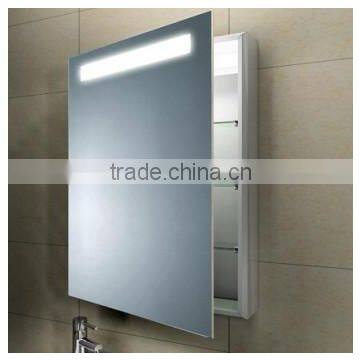 Hight quality Bathroom mirror medicine cabinet with soft close double sided mirror doors