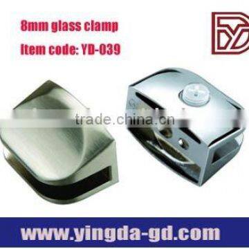 Available 8mm glass clamp/shelf bracket/clip-on
