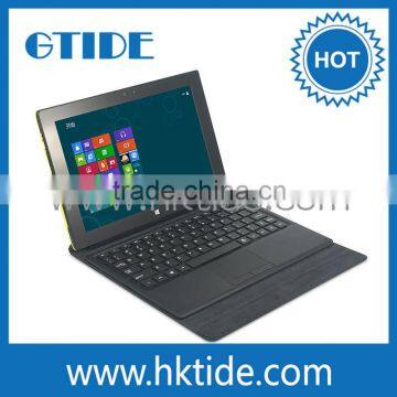 Private mold leather wired keyboard case with touch pad for win8