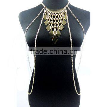 golden tassels chain body wave type development chain