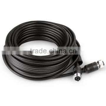 10m Waterproof Extension Video Cable 4pin Connectors For Car Reversing System