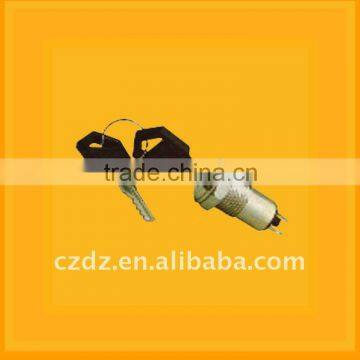 key lock switch,door release key switch,metal touch key switch,key lock pushbutton switch