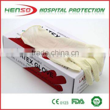 Henso Pre Powdered Latex Examination Gloves