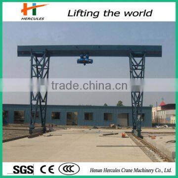 Rail Mounted Mobile 10t Single Girder Gantry Crane