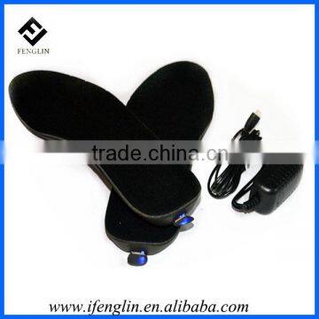 Guangdong factory price usb charegeable heated insole foot warmer