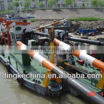 major dredger in river