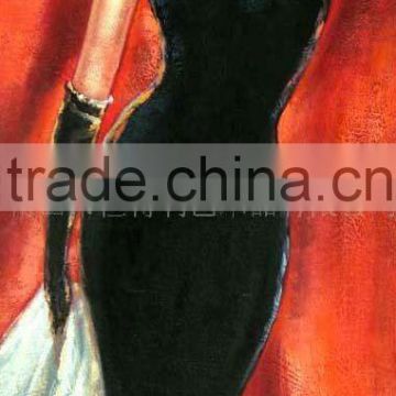 Wholesale cheap china semi-nude sexy hot woman canvas oil paintings