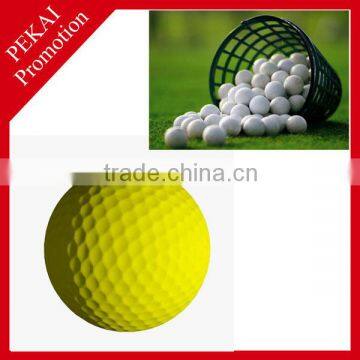 Promotional cheap custom bulk colored golf range balls