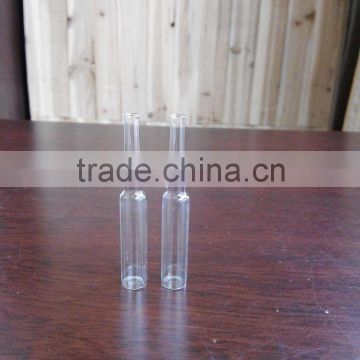 Indian standard, YBB and GMP and ISO standard USP type1 OPC with blue point type B 3ml clear glass ampoule