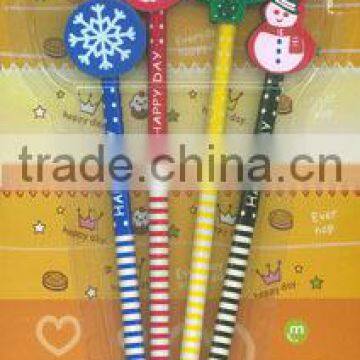 4pc Funky Color Pencil Eraser Set photo-1