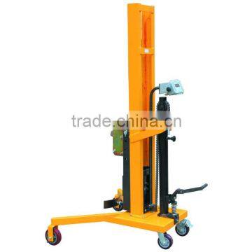 Drum Hydraulic Truck with Weight Scale 450KG Capacity