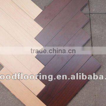 Maple parquet engineered flooring