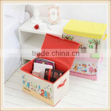 Cartoon Printing Oxford Fabric Collapsible Toy Storage Box photo-2