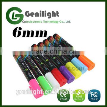 8 Colors/Set Liquid Chalk Marker/ Erasable Chalk Marker Pen For LED Writing Board