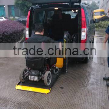 Load 250KG 12V/24V WL-D-880U Wheelchair Lift for Van and Minivan With CE Certificate