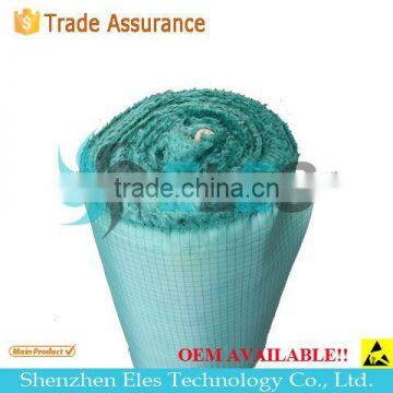 Class 100 1000 Strip Grid Polyester With Conductive Carbon Cleanroom Anti Static Fabric photo-3