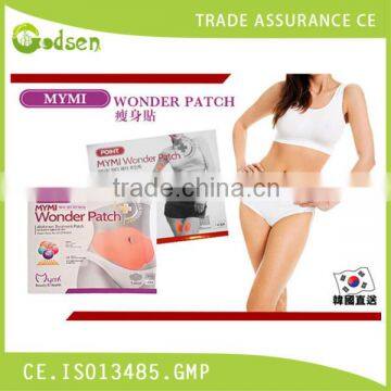 2015 Hot selling mymi wonder slimming patch OEM