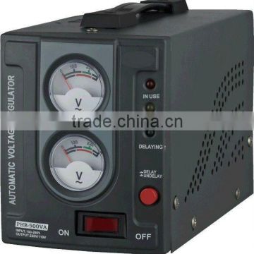 AVR,Automatic Voltage Regulator,Double Meter Relay Type,80% Power,100% Aluminum EI Transformer,500W