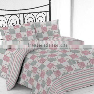 Ready made Microfiber Printed Bed Sheet Set Customized Design