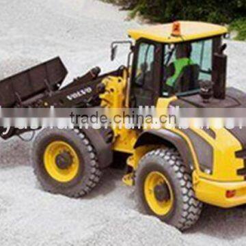 VOLVO Wheel Loader Bucket , 1.4M3-2.0M3 Bucket For L45F Wheel Loader , Volvo Log Grapple/Pallet Fork/Grass Grapple For L45F