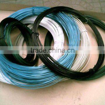 Low price 3mm galvanized pvc coated garden tie wire