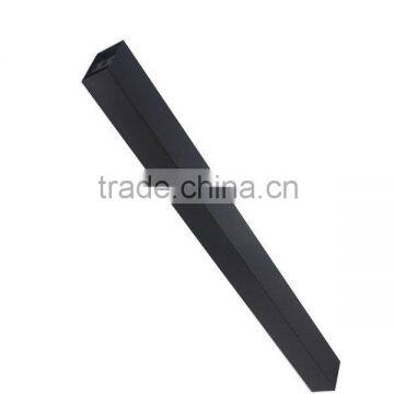 Texture Black Powder Steel Square Metal Table Legs photo-4