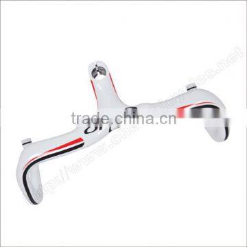 full carbon integrated handlebar handlebar carbon white bike frame carbon road