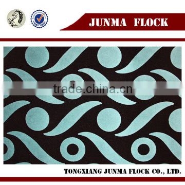 Black blue new design pattern manufacturer China Professional flocked Fabric Sofa