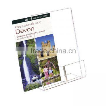 A4 Poster Holder With Leaflet Dispenser