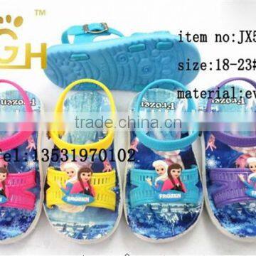 2015 fashion eva kids sandals