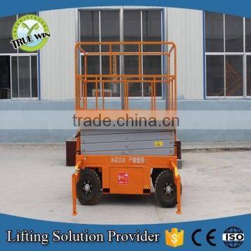 Good price AC power mobile manual scissor lift table mobile scissor lift platform