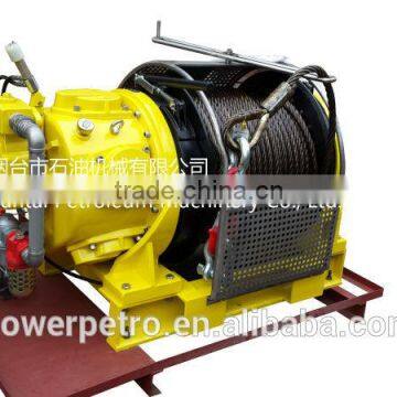 10T Air Winch used for lift and drag heavy cargo ,drilling platform,marine,minnings,engineering