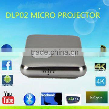 Min Full HD Home Theater Portable DLP 02 LED Projector Led Projector 100 LUMENS Support 1080p