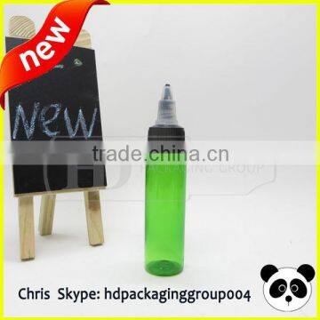 China stock 30ml cosmetic PET bottles with twist caps dropper twist cap