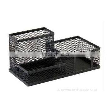 NEW Mesh Cube Metal Stand Combination Holder Desktop Accessories Stationery Organizer Pen Pencil Office Supplies Pen Holder