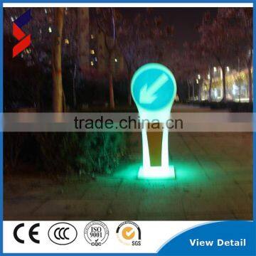 Traffice Safety RGB Outdoor LED Sign, Road Sign Board Size