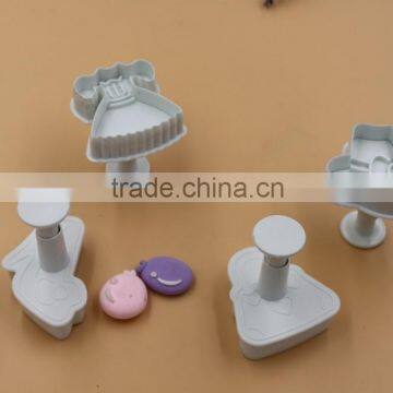 Fashion Fondant Cake Insects Patterns Plastic Sugarcraft Plunger Cutter Sets photo-3