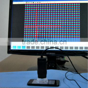 Patent MDA2000R portable USB digital microscope with reticle measurement function for PCB inspection