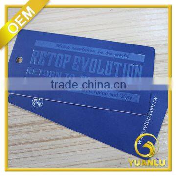 Clothing price tags printed cardboard hang tag for clothes