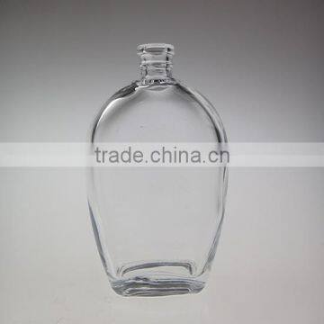 clean, empty glass perfume bottle