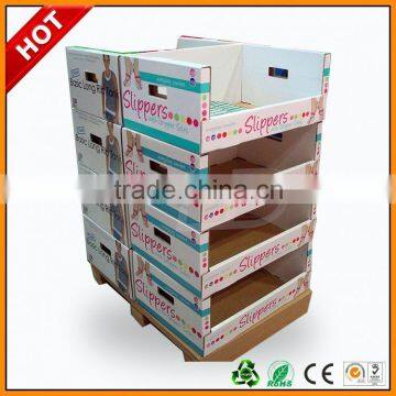 cardboard pallet display tray ,cardboard pallet display toothbrush ,cardboard pallet display stand for socks