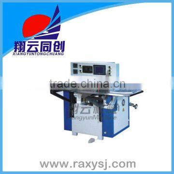 Auto Plastic Soft Loop Handle Bag Making Machine In Ruian Factory