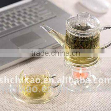 teapot and warming tray